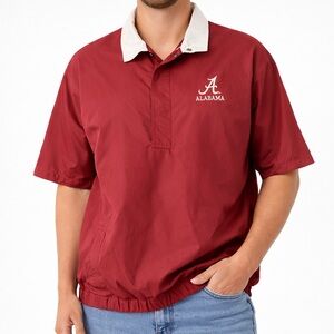 Vintage Alabama Crimson Tide Pullover Windbreaker Jacket (Crable Sportswear) L